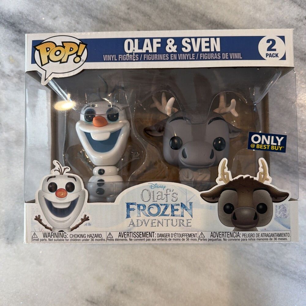 Funko Pop Disney Olaf's Frozen Adventure OLAF & SVEN 2 PACK BEST BUY